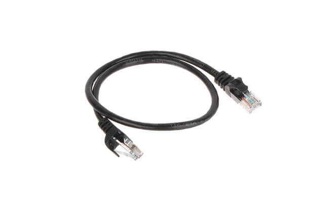 Black CAN BUS cable for LX devices with RJ45 connectors