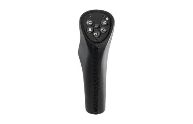 Black leather joystick with vibra alerts for LX navigation devices