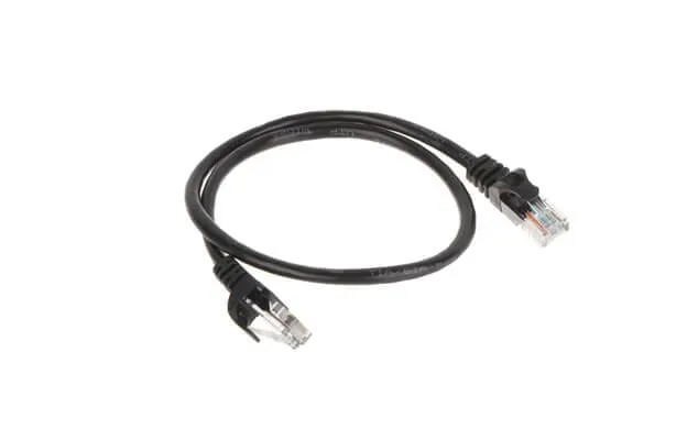 CAN bus cable, 0.5 m, coiled with a modular plug at each end