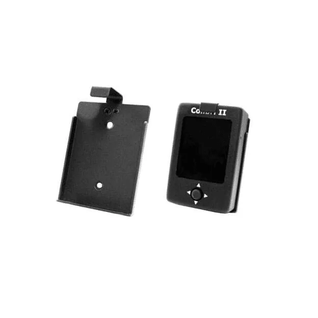 Colibri II mounting frame shown next to the Colibri II flight recorder