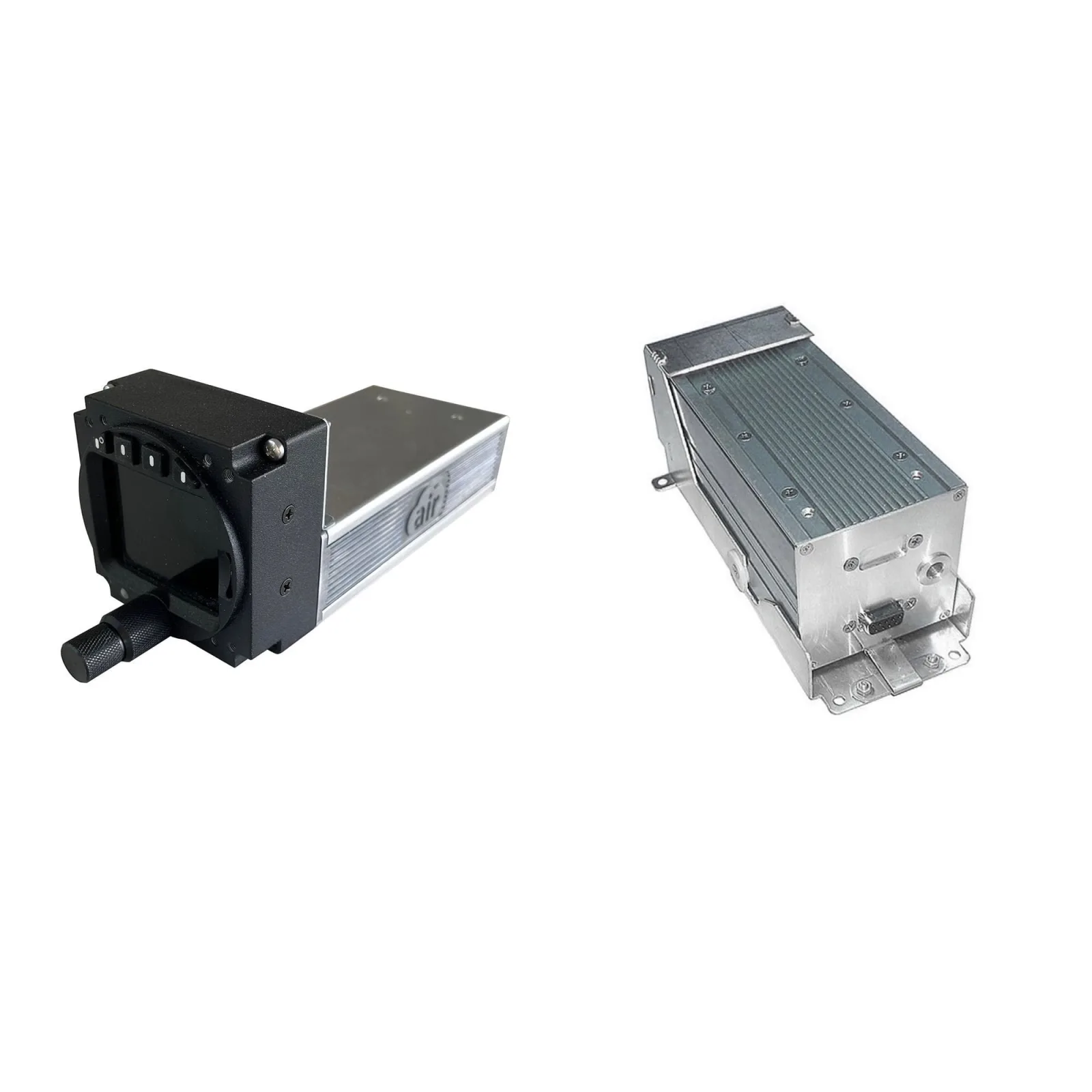 AIR Control Display, AIR COM radio and VT-01 class 2 transponder shown together as a kit