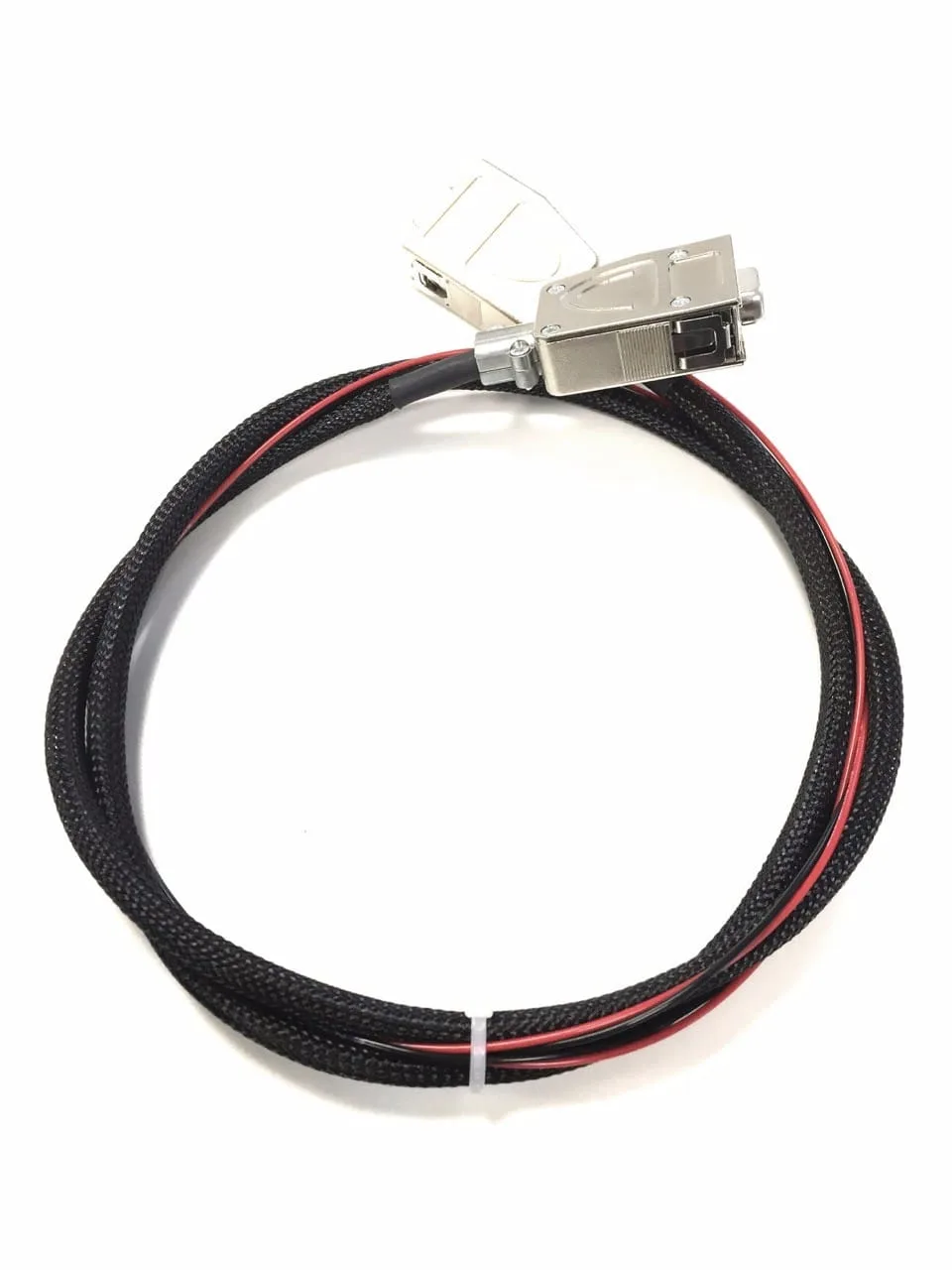 Data bus cable, 1 m, for AIR Traffic and AIR COM, coiled with a D-Sub connector at each end