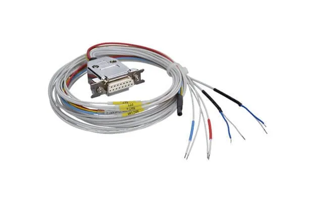 KBS3 cable set for the KRT2-RC remote control, with a 15-way D-Sub and open leads