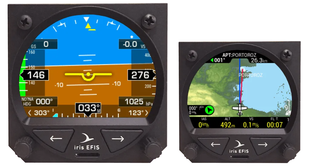 iris EFIS front render